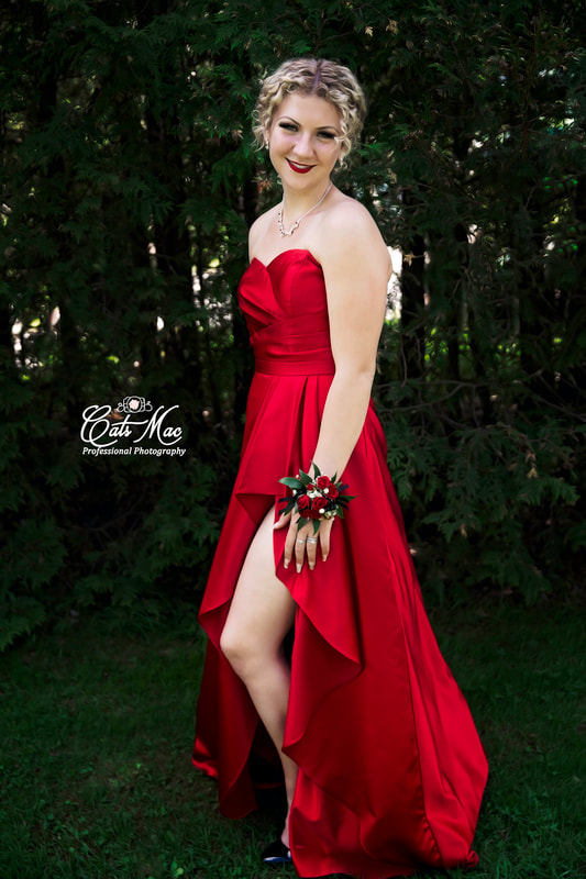 red prom dress 