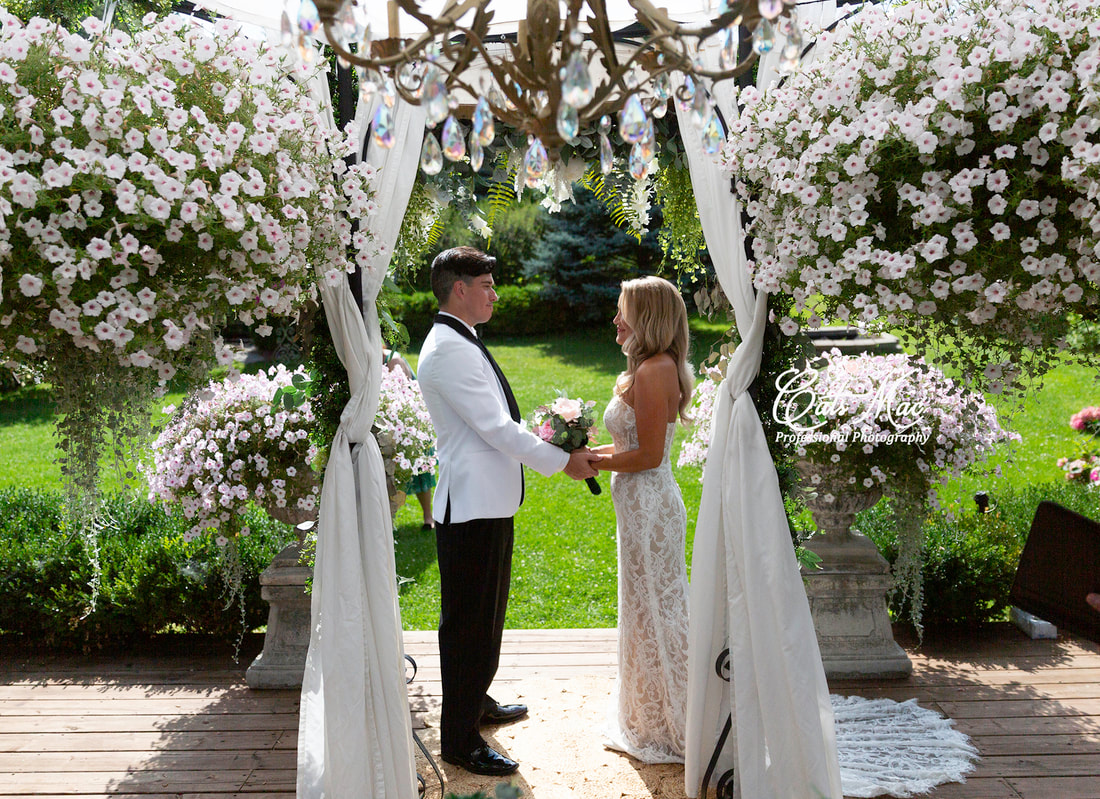Stillwater on the Lake Chemong elopement bride groom I do getting married
