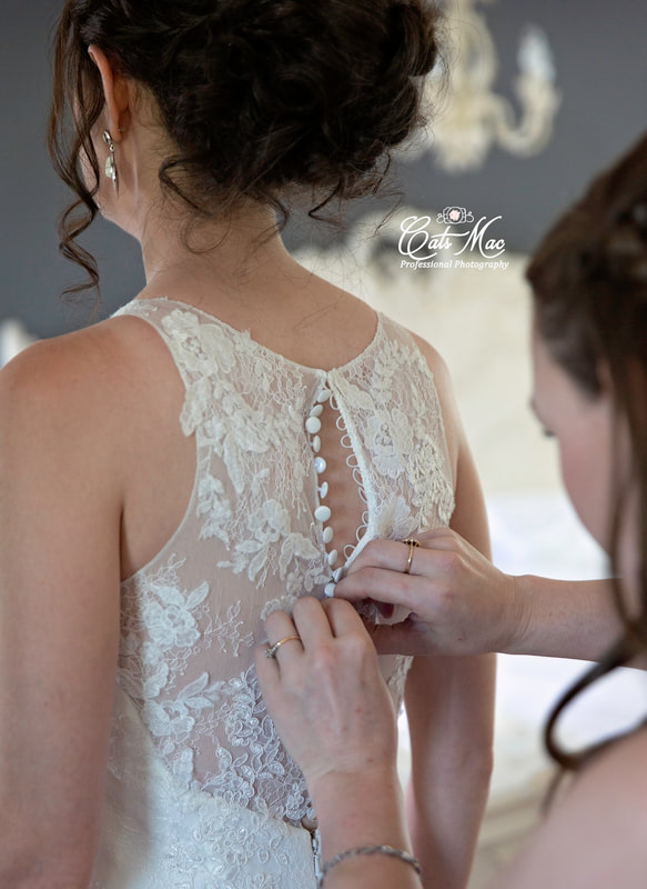 Getting Ready Bride Stillwater on the Lake elopement