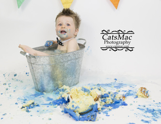 Cake Smash First Birthday Photography Session