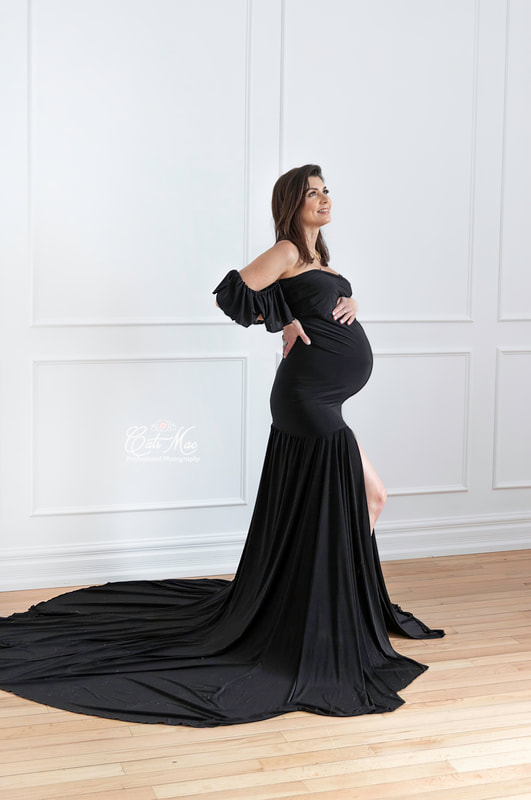 Maternity Photo session shoot gown 