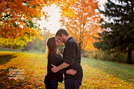 Fall Engagement Session Photo